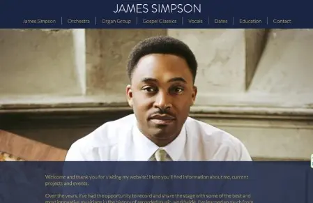 James Simpson, Gospel- und Jazz Organist, Pianist und Schlagzeuger