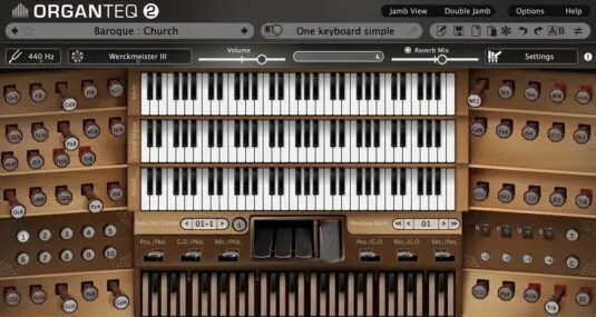 Organteq Benutzer-Oberfläche Organteq Benutzer-Oberfläche